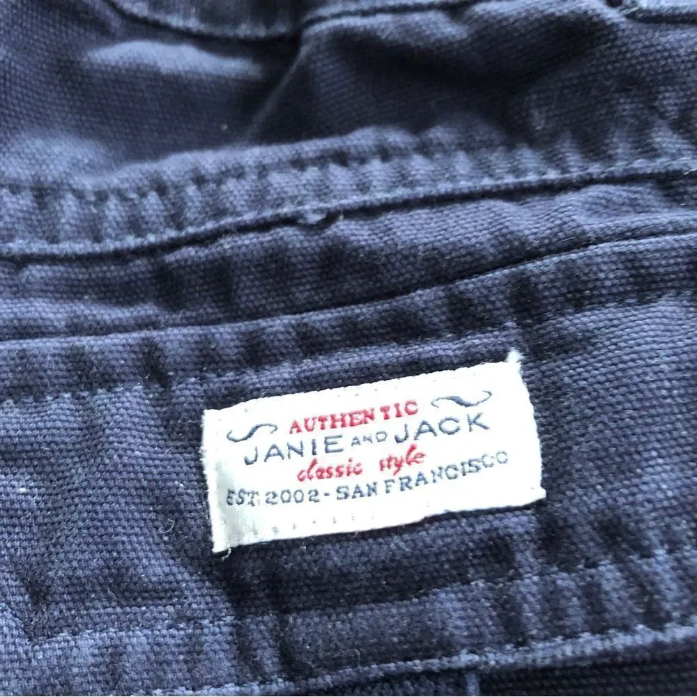 Janie and Jack Cargo Shorts Boys 5T Navy‎ Blue